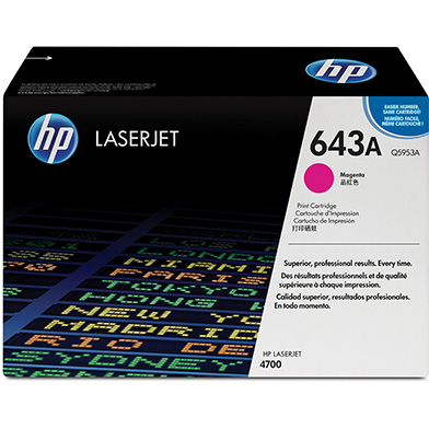 HP CNHPQ5953A 643A Magenta Print Cartridge (10,000 Pages)